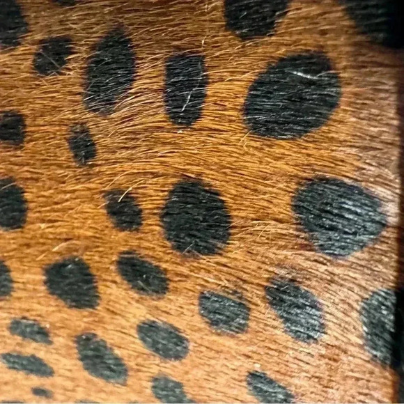 Ann Taylor Brown and Black Flats with Leopard Print - Picture 9 of 11